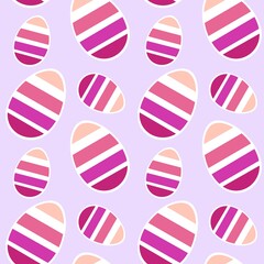 Easter seamless pattern with eggs for wallpaper and fabrics and textiles and packaging and gifts 