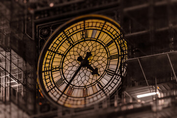 Big Ben face clock london
