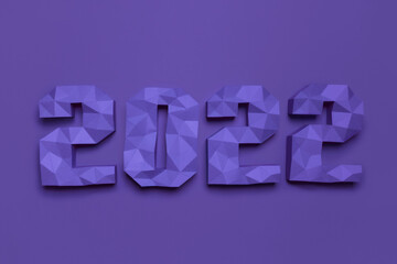 2022 paper numbers in violet trend color