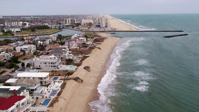 Virginia Beach, Aerial View, Virginia, Croatan Beach, Atlantic Coast