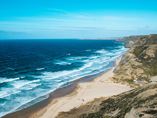 Praia do Castelejo beach in Portugal