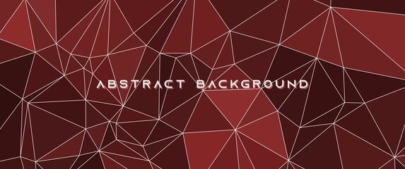 Various of voronoi diagram style on low poly vector background design concept, used for background, banner, backdrop, card, illustration.