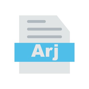 Arj Flat Vector Icon Design