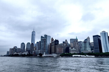 Fototapeta premium West Lower Manhattan view from Hoboken, New Jersey