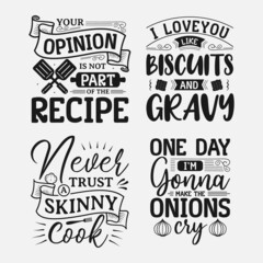 Set of funny kitchen lettering, funny kitchen quote for sign, poster and much more
