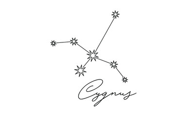 vector illustration of a constellation zodiac 
