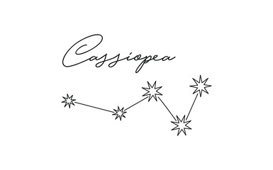 vector illustration of a constellation zodiac 