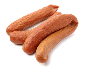 Sausage isolated on white background