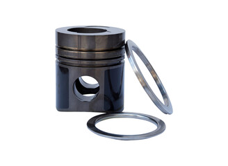 cylinder engine liner on a white background