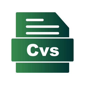  Csv Glyph Gradient Vector Icon Design