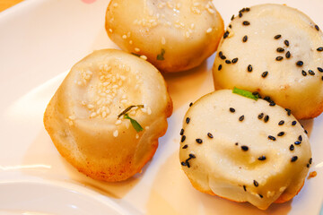 Shanghai cuisine food Fresh Fried Bun