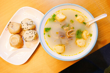Shanghai cuisine food Fresh Fried Bun
