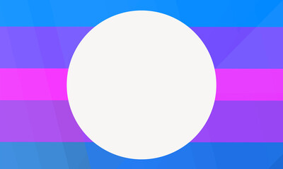 blue, pink, purple color stack background and circle in the middle