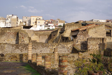 Fototapeta na wymiar Ruines d'Herculanum