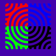 purple background with circles