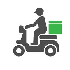 delivery man icon