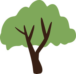 Obraz premium illustration tree sketch icon