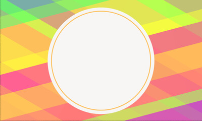 Obraz premium colorful stack background with circle in the middle