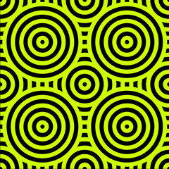 seamless pattern with light green circles