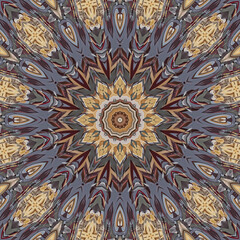 abstract polygonal fractal pattern