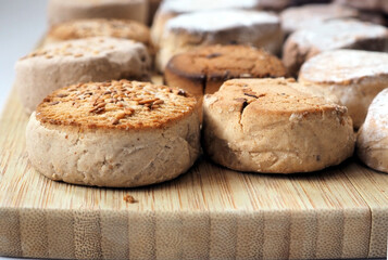 Traditional Spanish sweets for Christmas: Polvoron and Mantecado