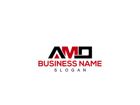 AMO Abstract initial monogram letter logo, alphabet am logo icon design