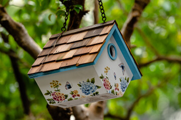 bird house in the garden