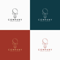 line are minimal multipurpose logo template with symbol 