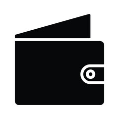 Money wallet Vector icon which is suitable for commercial work and easily modify or edit it

