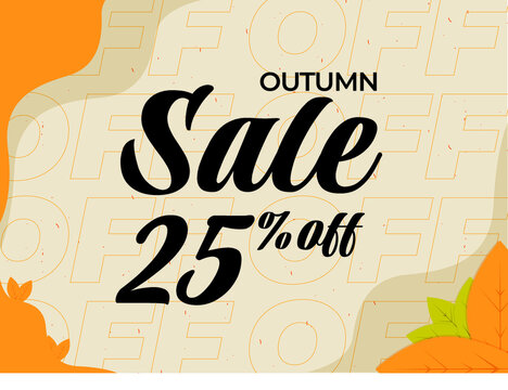 OUTUMN SALE % OFF BANNER 