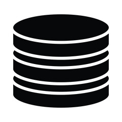 Data center Vector icon which is suitable for commercial work and easily modify or edit it


