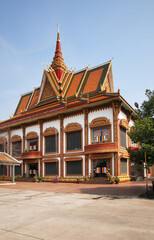 Fototapeta na wymiar Wat Preah Prom Rath in Siem Reap (Siemreap). Cambodia