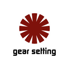 technology shape bright logo for company