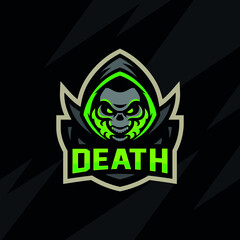 Modern sport/cybersport logo emblem Death