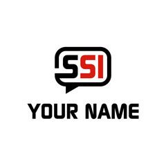 message letter ssi logo design consulting 