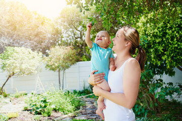 Babies touch the world with love