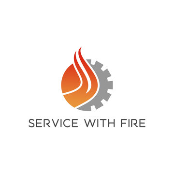 fire service logo design