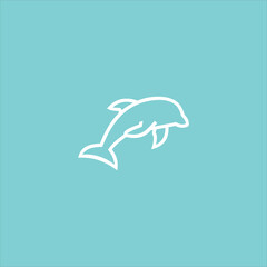 Fototapeta premium Animal logo vector template line