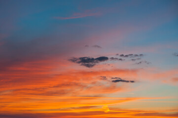 Sunset Sky Colorful Get Outside Fresh Air Childhood Unplugged Play Run Wind Fun Enjoying the View Clouds Cloud Bright Orange Pink Blue 