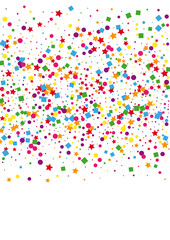 Pink Stardust Confetti Background. Fiesta Dot Decoration. Green Square Illustration. Stars Star Illustration. Purple Sparkle Circle.
