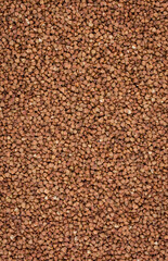 Buckwheat seeds background close up