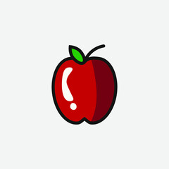 red apple