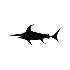 marlin fish vektor and icon
