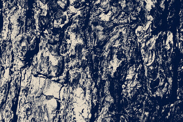 black and white texture of cracks, scratches, scuffs, dust