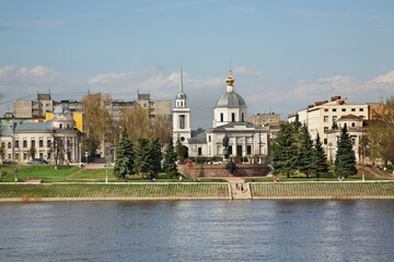 Fototapeta na wymiar Church of Resurrection of Christ - Church of Three Confessors in Tver. Russia