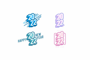 2022 New Year Graphic Template Logo