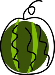 fruit hand drawn doodle