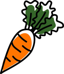 vegetable hand drawn doodle