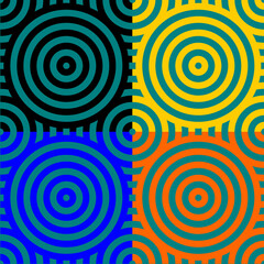 colorful background with circles