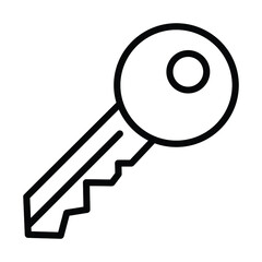 Key Vector icon which is suitable for commercial work and easily modify or edit it

